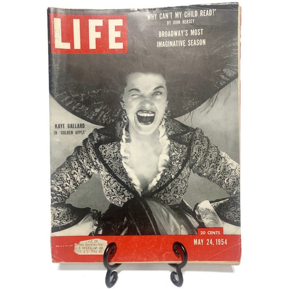 LIFE Magazine May 24 1954 Kaye Ballard Golden Apple Vintage Original